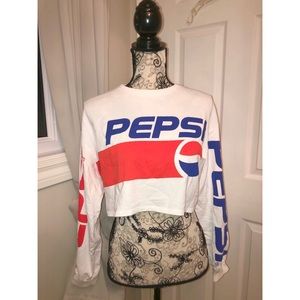 🤍HM vintage pepsi crop sweater🤍